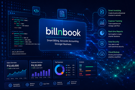 Business software dashboard